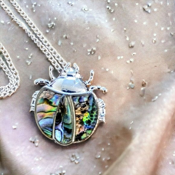 Turtle Pendant 1 3/8" on 22" Silver Tone Chain Necklace Women Jewelry Gifts - Picture 2 of 7